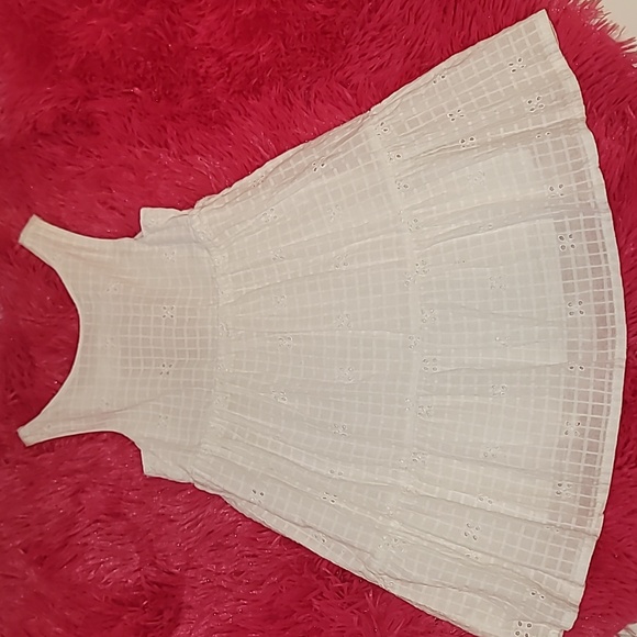 Cat & Jack Dresses Preloved Gently Worn White Eyelet Lined Cat Jack